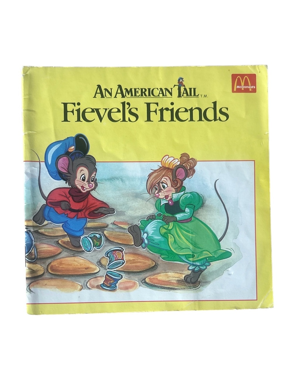 Vintage 1986 “An American Tail Fievel’s Friends” McDonald’s Paperback Book